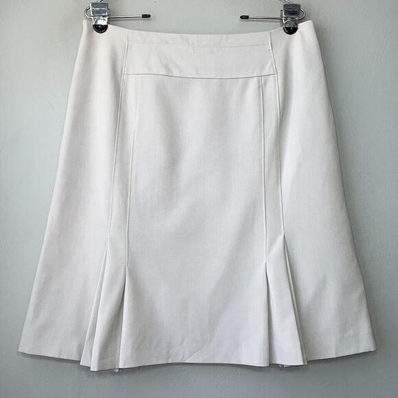 Cato Dresses & Skirts - Cato Womens Size 12 Gray A-line Pleat Skirt Knee Length Minimalist Chic Office
